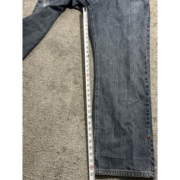 Vintage Y2K Coogi 90’s Baggy Hip Hop Embroidered Jeans 38x33 - Picture 4 of 10